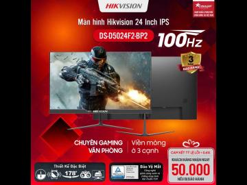 Màn hình Hikvision 24 inch IPS - DS-D5024F2-BP2 - Hiển thị hoàn hảo, hiệu suất vượt trội.